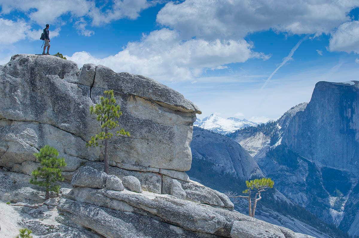 Hiking, Yosemite Falls Trail, Upper Yosemite Fall