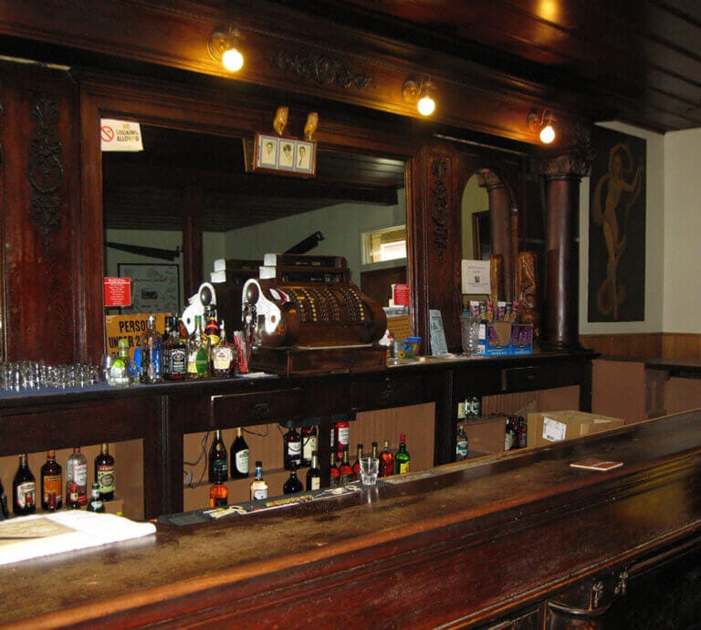 Interior of Plaza Bar in Hornitos