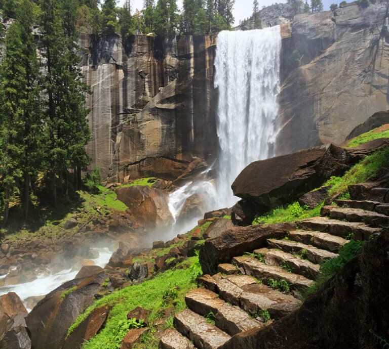 Vernal Fall on the Mist Trail