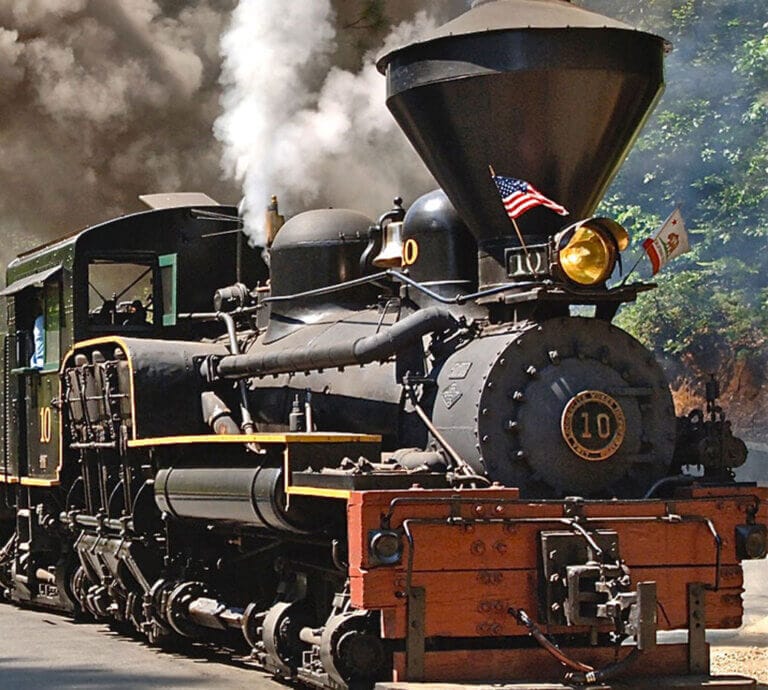 Ride a steam train at Yosemite Mountain Sugar Pine Railroad