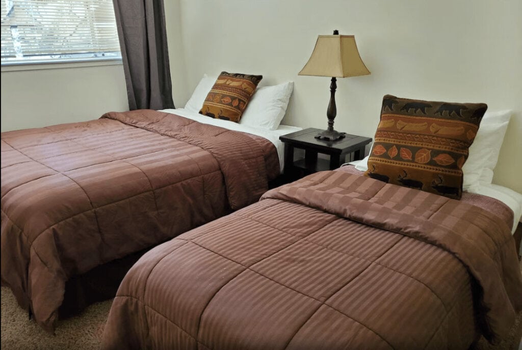 two fill size beds