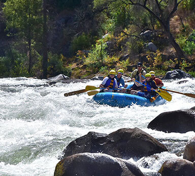 whitewater rafting with Sierra Mac