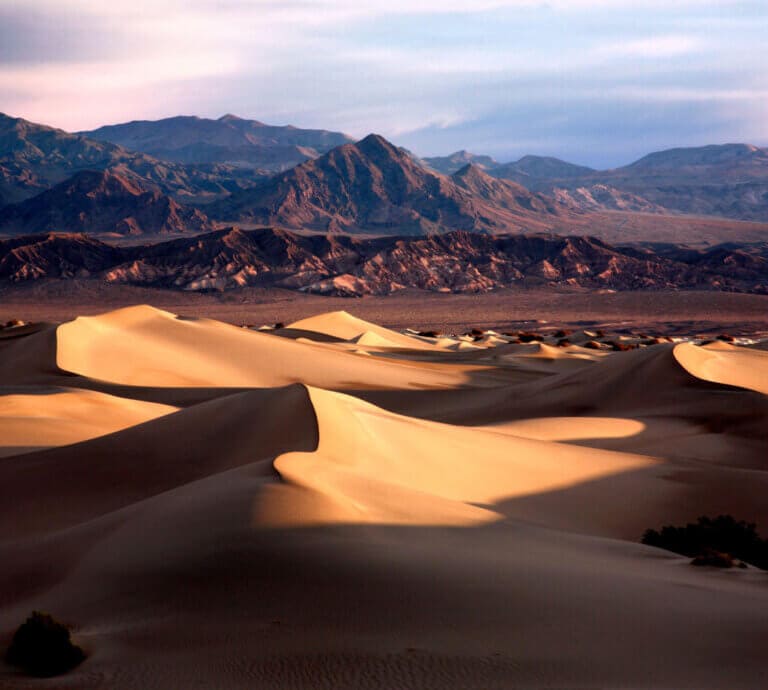 Death Valley Dunes and Mountains