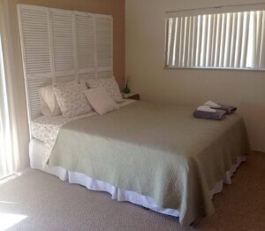 one bedroom with window and bed