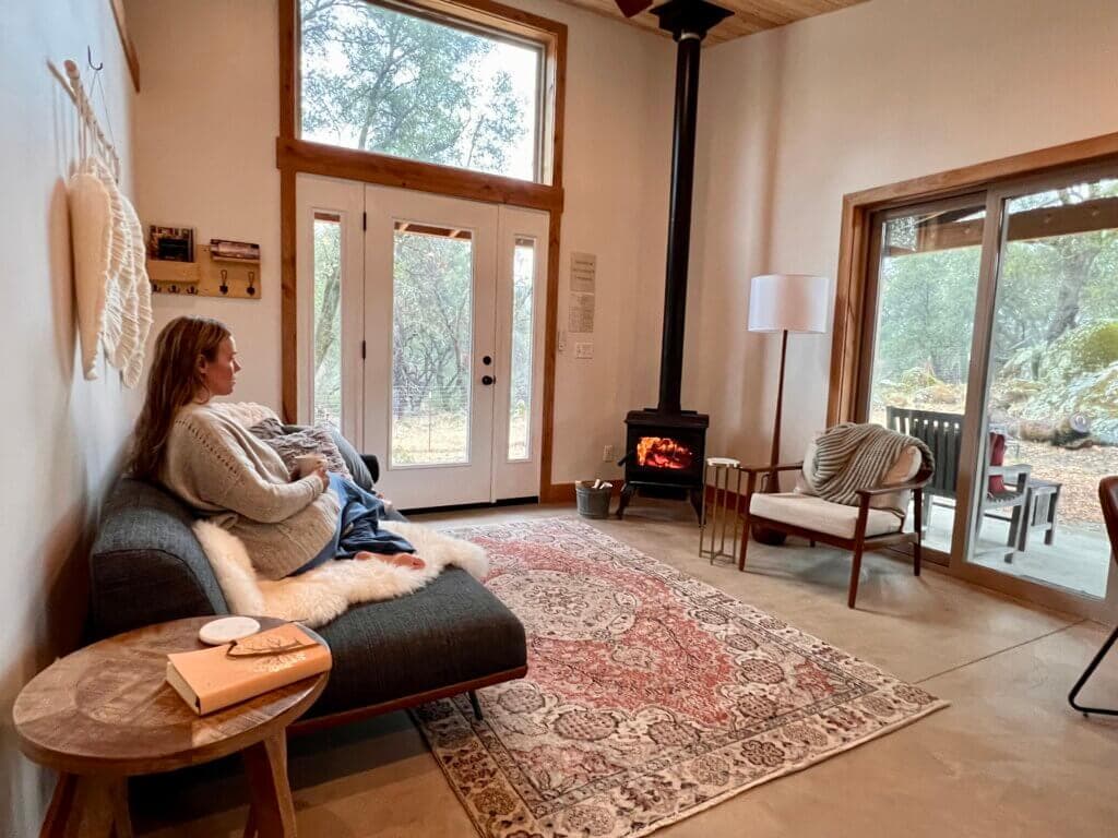 wood stove