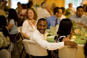 Wedding reception at the Yosemite Bug Rustic Mountain Resort