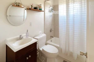 bathroom with shower tub