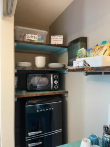 closet kitchenette nook in bedroom