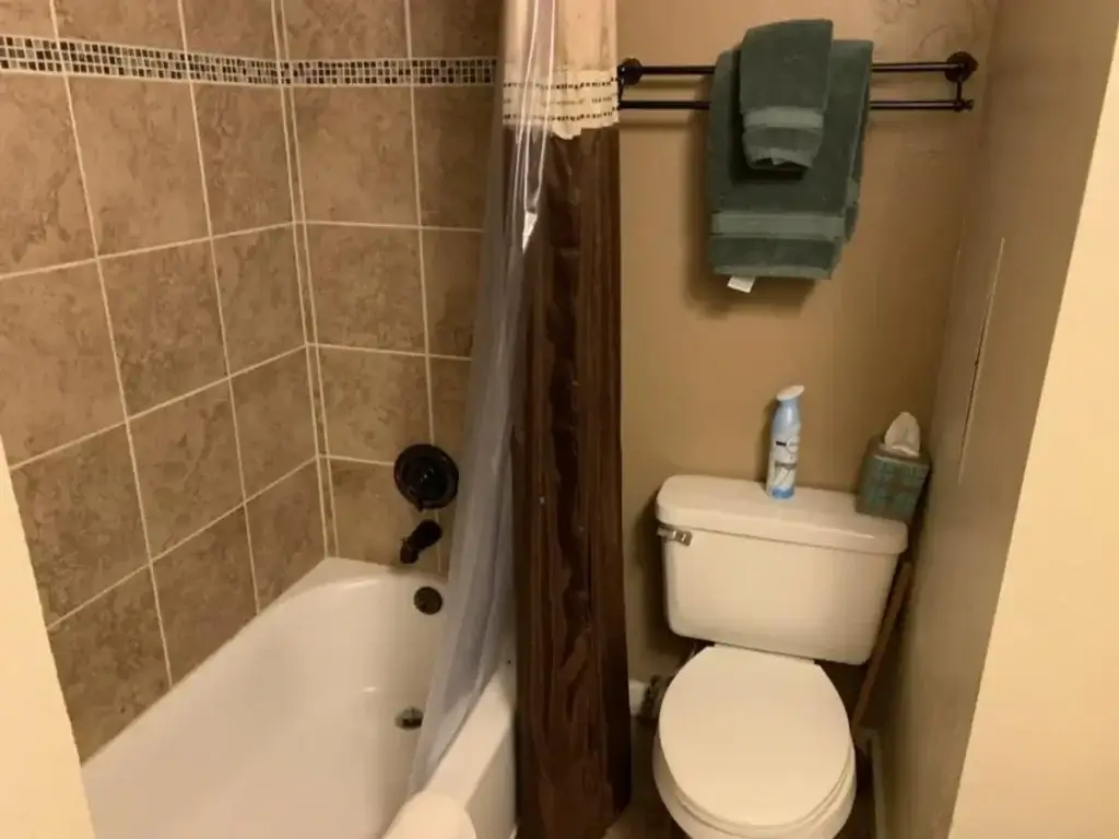 bathroom with bathtub