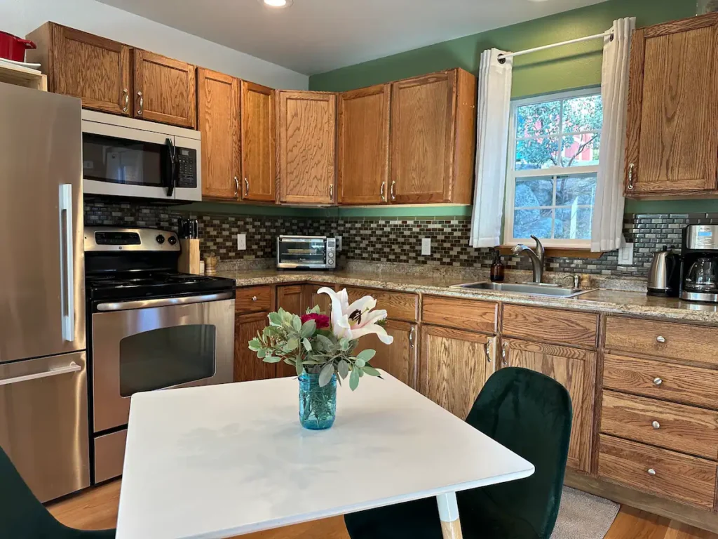 kitchen with dining table