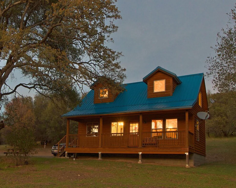 exterior of cabin