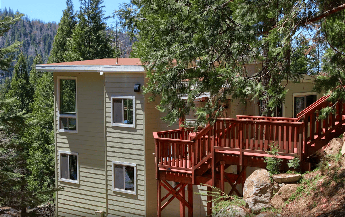 exterior of cabin