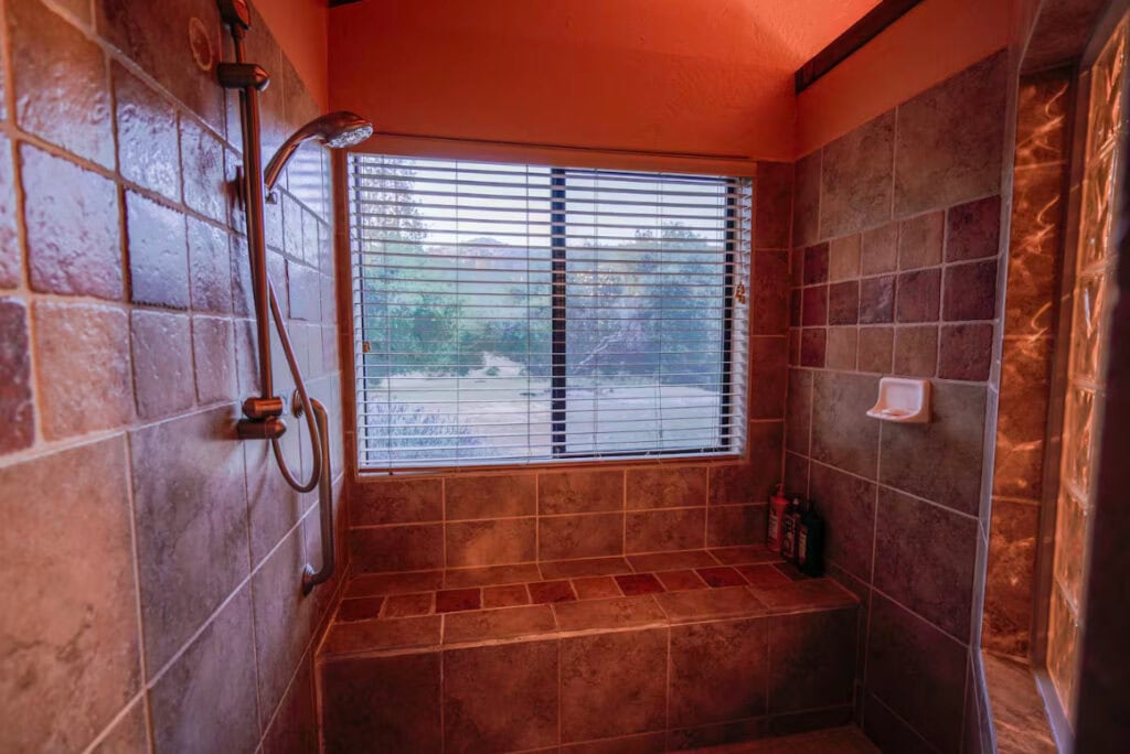 bathroom with shower