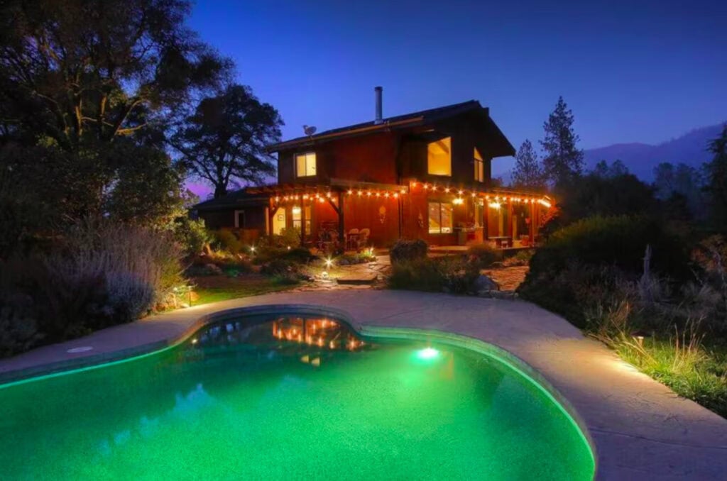 exterior view of house with pool