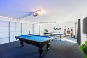 garage ping pong and pool tables