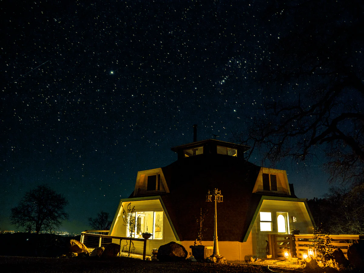 night view of home