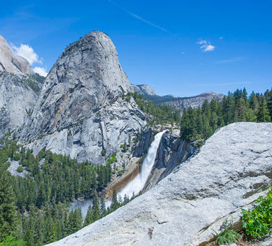 Nevada Fall from the John Muir Trail