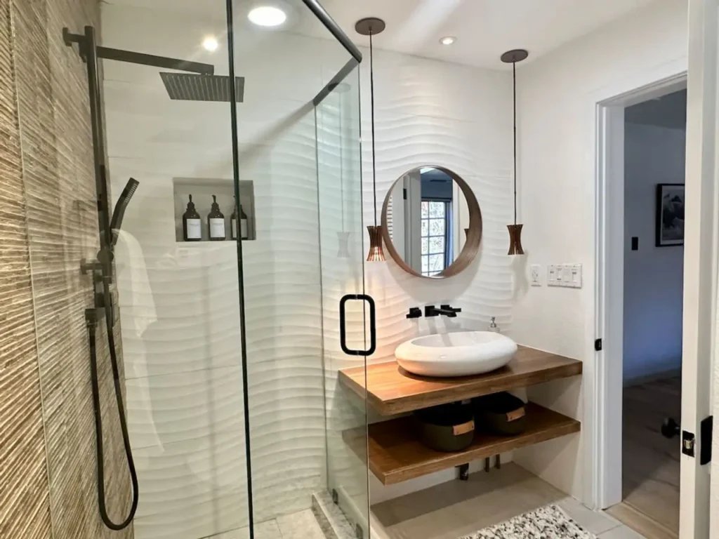 bathroom with shower