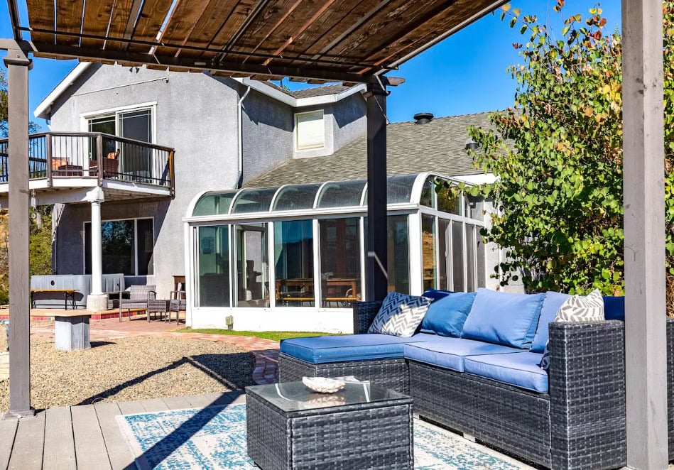patio with outdoor seating