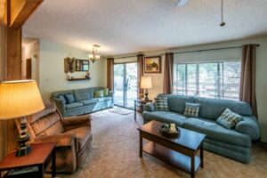 living room with seating