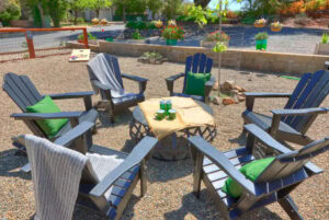 seating in front yard