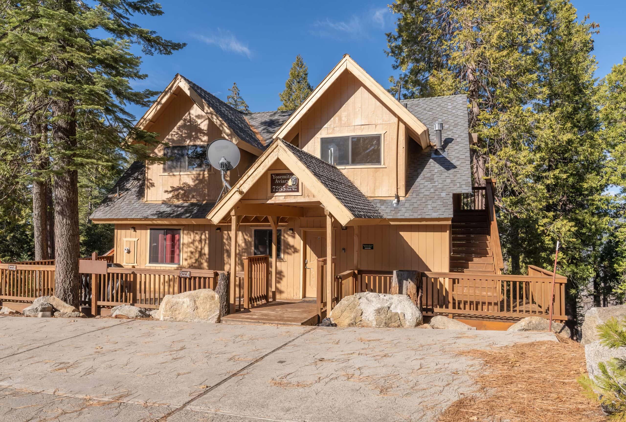 exterior of cabin