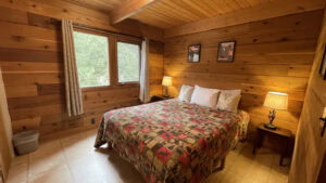 bedroom with queen bed