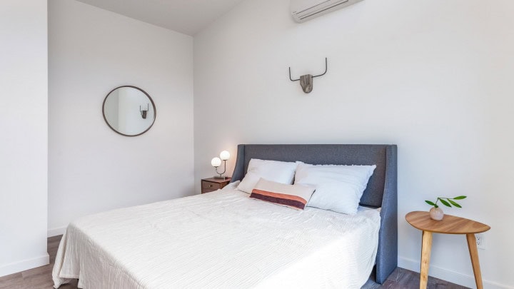 bedroom with king bed