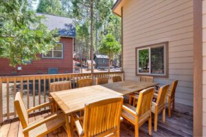 deck with seating