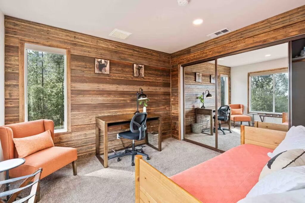 office with twin bed