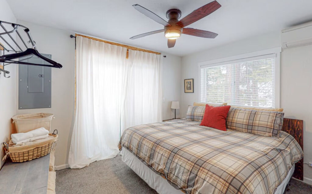 bedroom with king bed