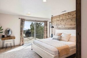 bedroom with king bed