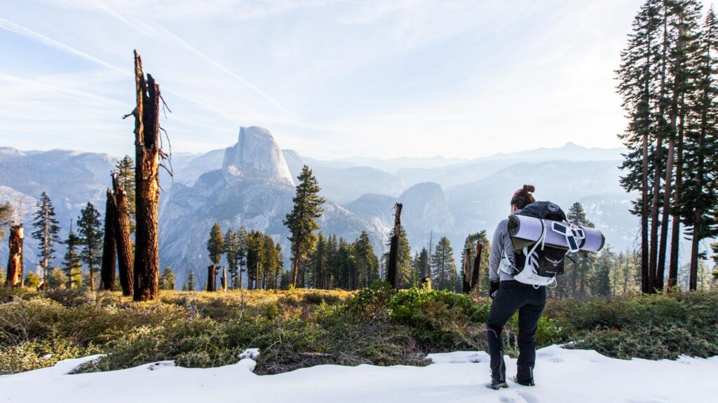 Winter hikes in Yosemite deliver stunning vistas and trails all to you. Photo by Trev Lee