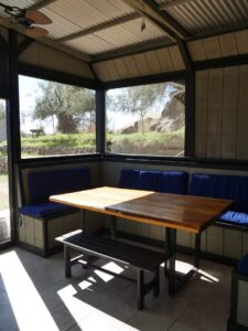 covered outdoor seating