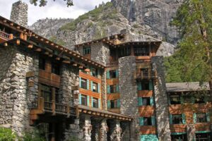 exterior of the ahwahnee